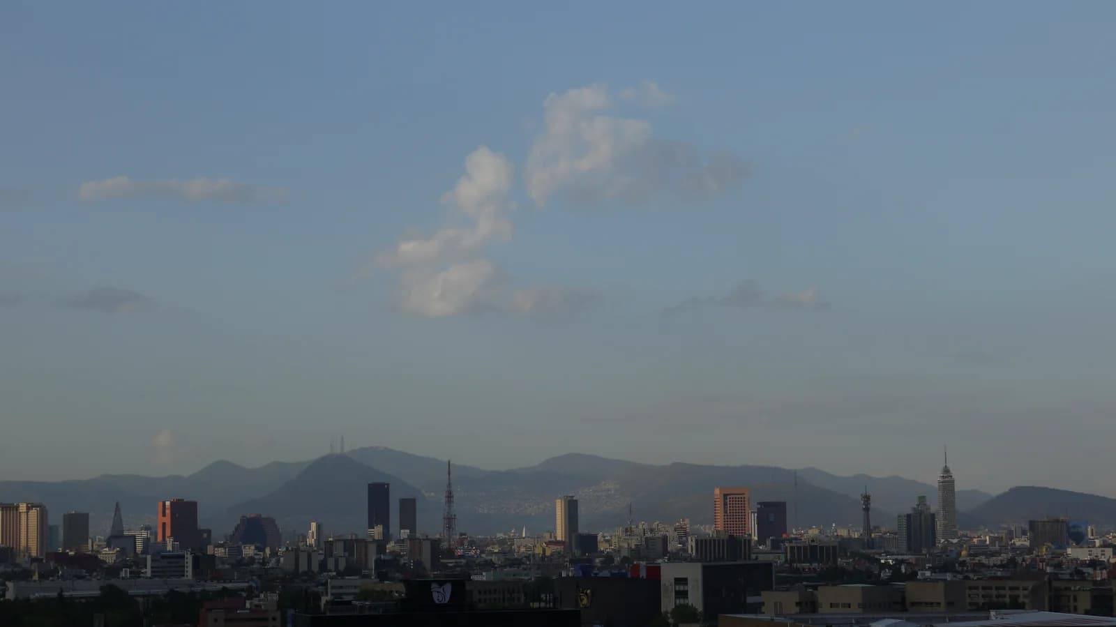 Mexico City’s skyline in an archival photograph from 2012