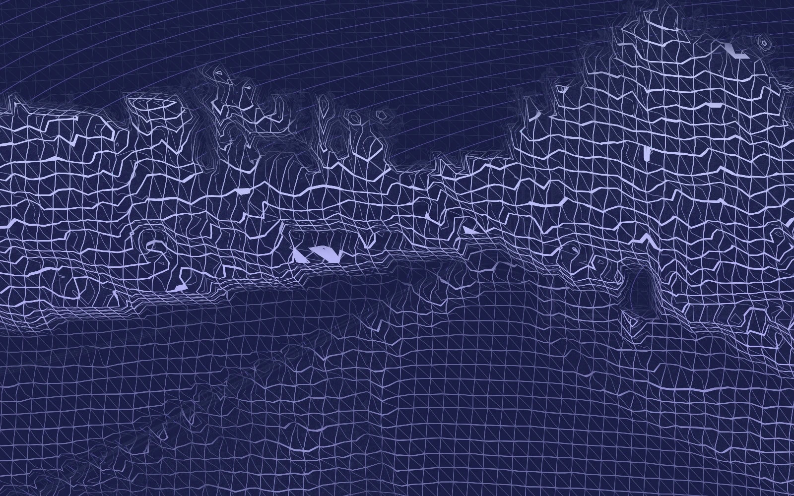Graphically processed editorial illustration from a photograph of Lake Windward Drive, showing a road and parallel sidewalk receding between grassy verges, shrubs, trees and streetlamps.